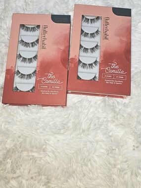 2 Boxes FlutterHabit The Camilla Luxe Faux-Mink Underlash Clusters - 10 Pairs